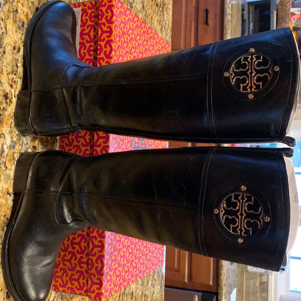 Tory Burch Kiernan Riding Boots.